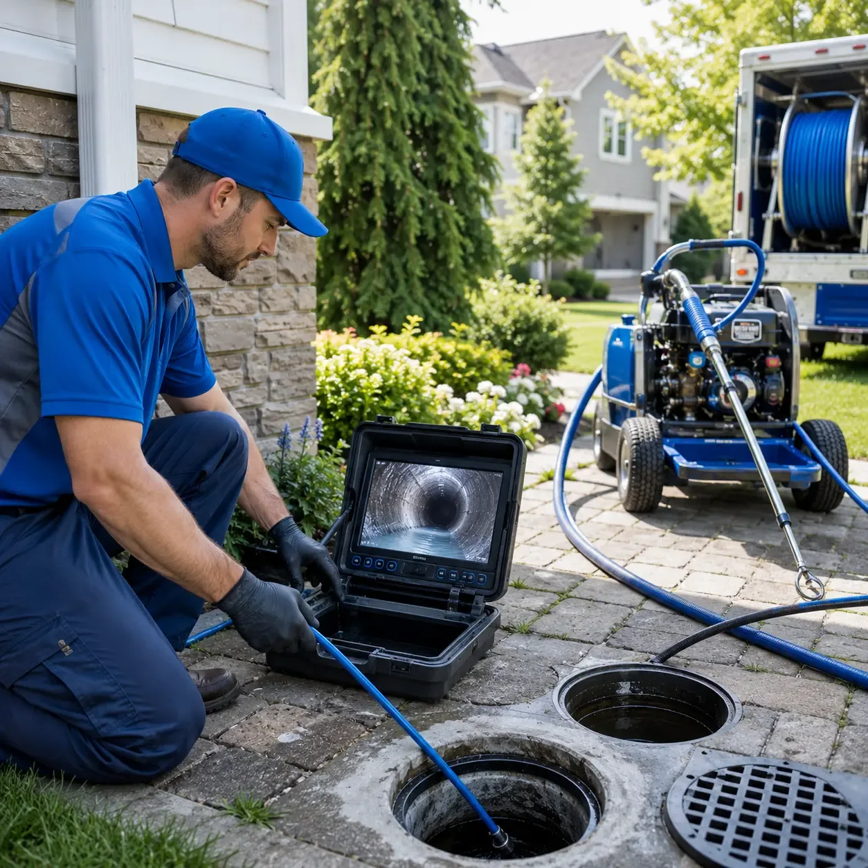 Outdoor drain cleaning professionals serving East Carondelet, IL