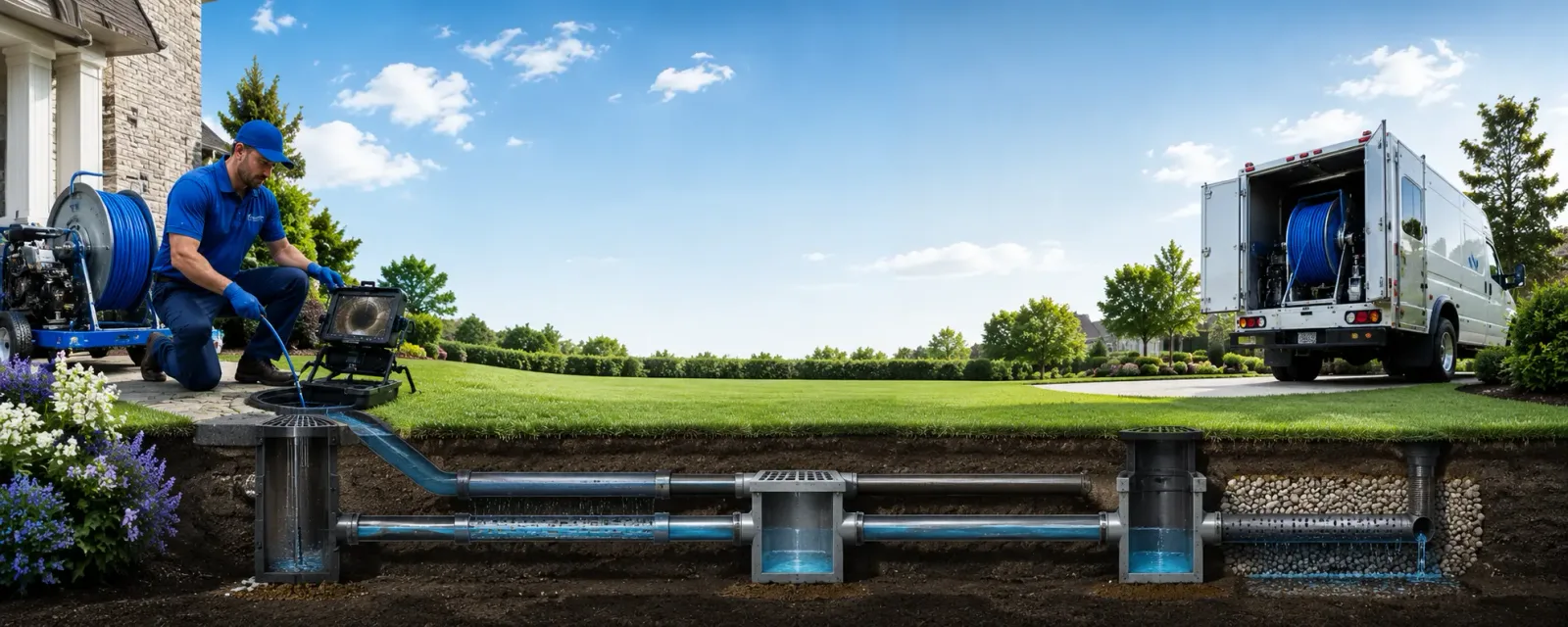 Outdoor drain cleaning information for East Carondelet, IL